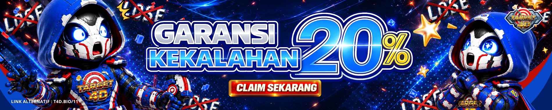 GARANSI KEKALAHAN TARGET4D
